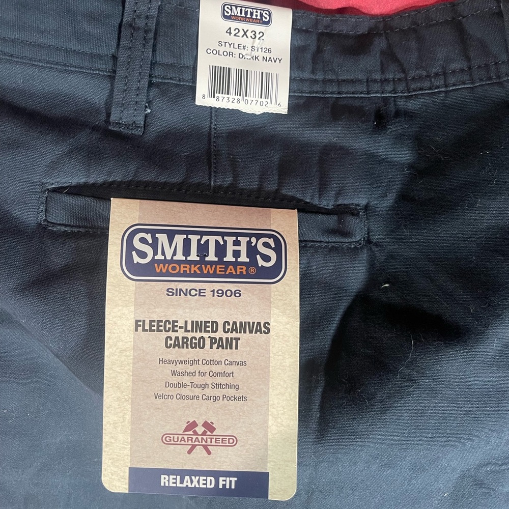 Smiths fleece lined cargo pants